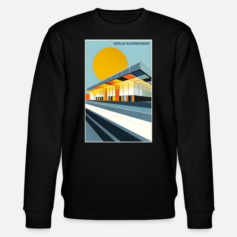 Berlin Schöneweide - Stanley/Stella Unisex Bio-Sweatshirt CHANGER  - Schwarz