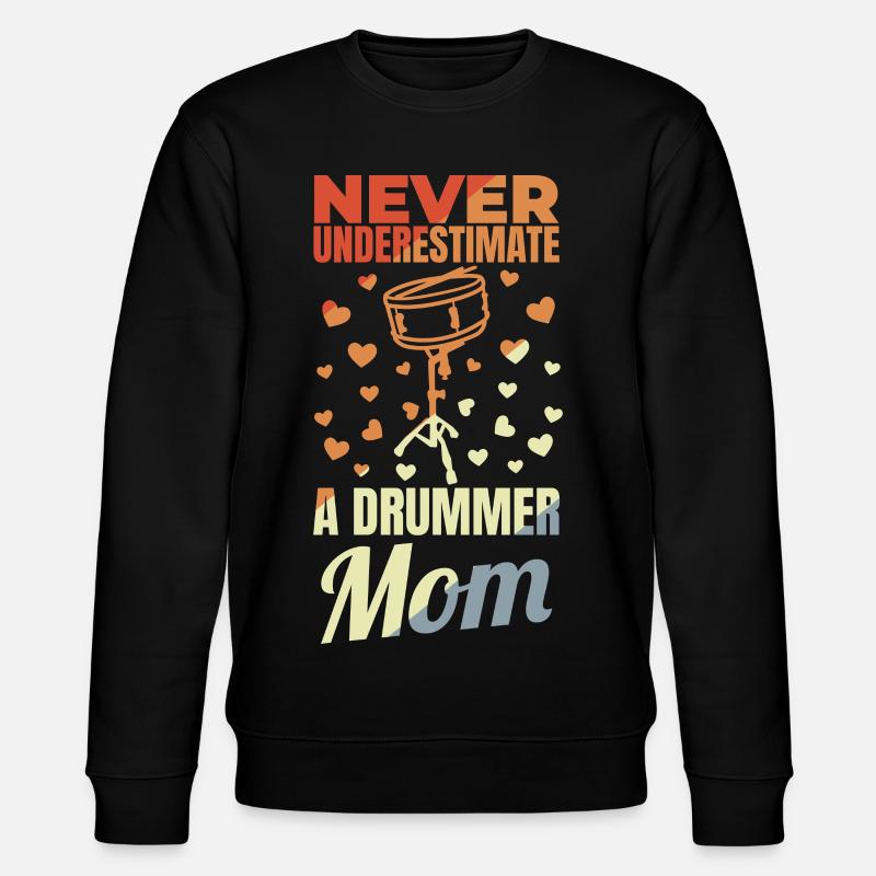 Trommlerin Mutter - Stanley/Stella Unisex Bio-Sweatshirt CHANGER  - Schwarz