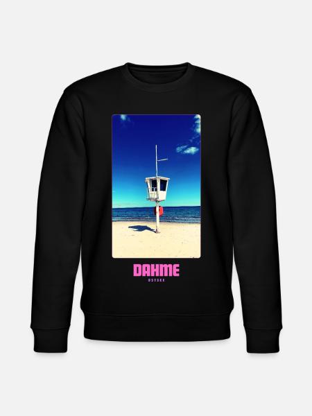 DAHME BEACH - Stanley/Stella Unisex Bio-Sweatshirt CHANGER  - Schwarz