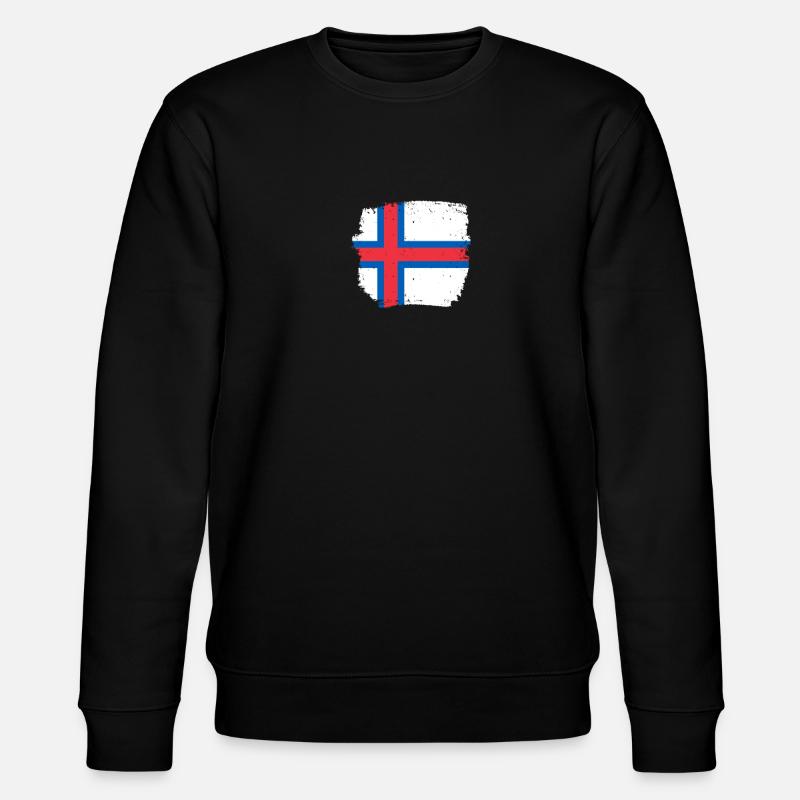 Îles Féroé Drapeau féroïen - Sweat bio CHANGER Stanley/Stella Unisexe - noir