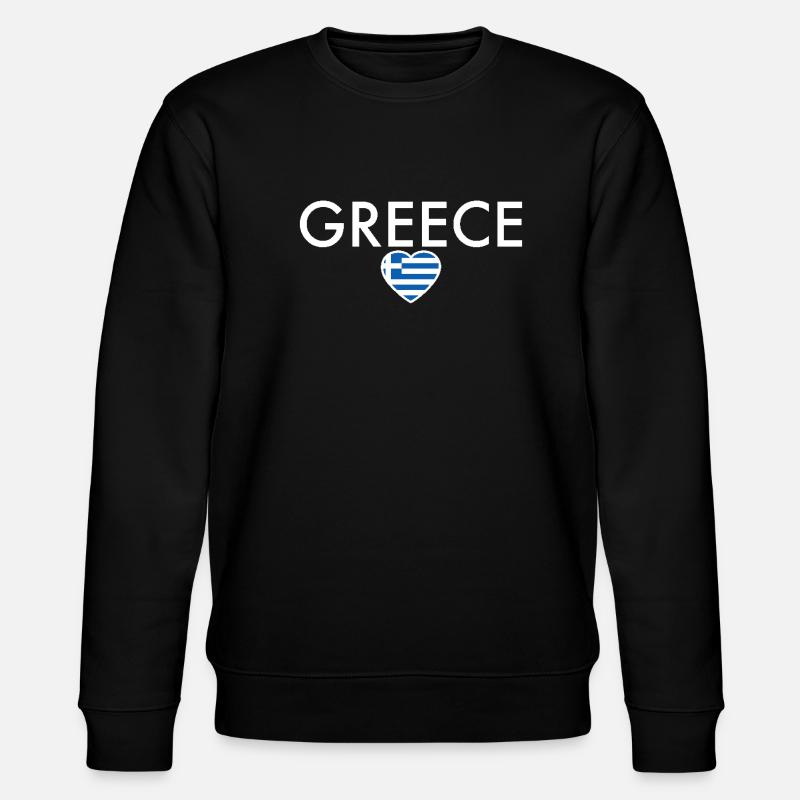 Grèce Grèce Drapeau grec Grec - Sweat bio CHANGER Stanley/Stella Unisexe - noir