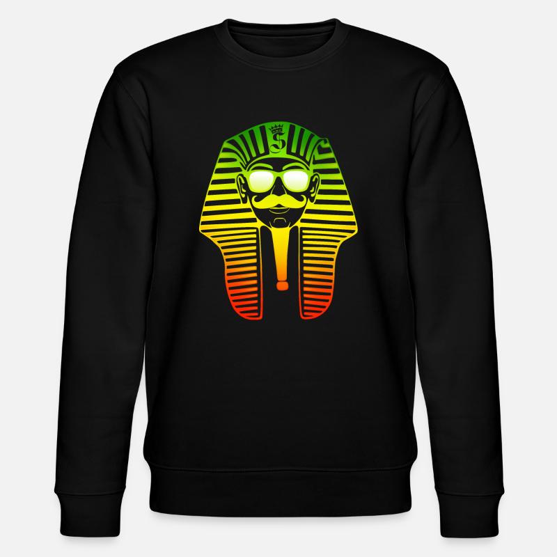 Pharaon Swagg Rasta - Stanley/Stella CHANGER Unisex Organic Sweatshirt - black
