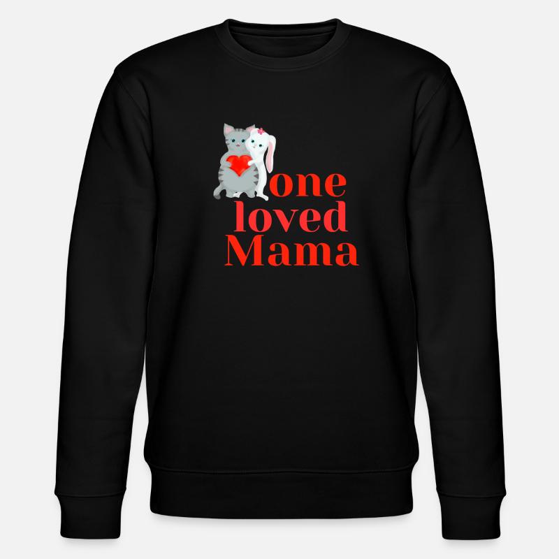 une maman aimée - Sweat bio CHANGER Stanley/Stella Unisexe - noir