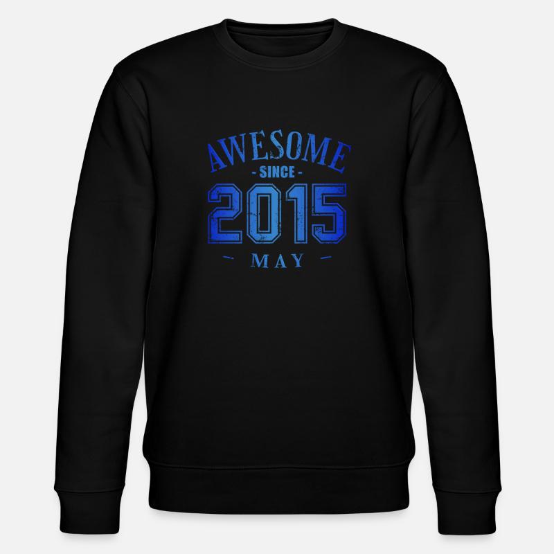 Maggio 2015 - Compleanno a Maggio Impressionante - Felpa ecologica unisex CHANGER di Stanley/Stella - nero
