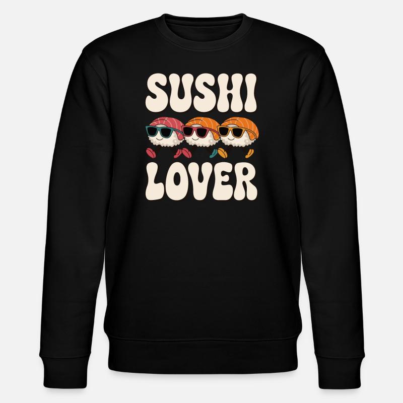 Sushi Lover - Stanley/Stella Unisex Bio-Sweatshirt CHANGER - Schwarz
