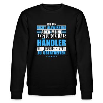 Unübertroffene Leistung als Händler - Stanley/Stella Unisex Bio-Sweatshirt CHANGER  - Schwarz - Vorne - Nik (191cm) & Marisol (170cm)