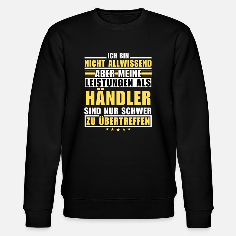 Unübertroffene Leistung als Händler - Stanley/Stella Unisex Bio-Sweatshirt CHANGER  - Schwarz
