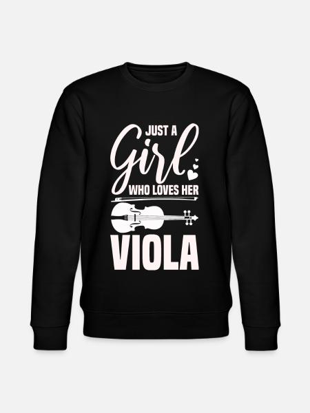 Bratsche - Stanley/Stella Unisex Bio-Sweatshirt CHANGER - Schwarz