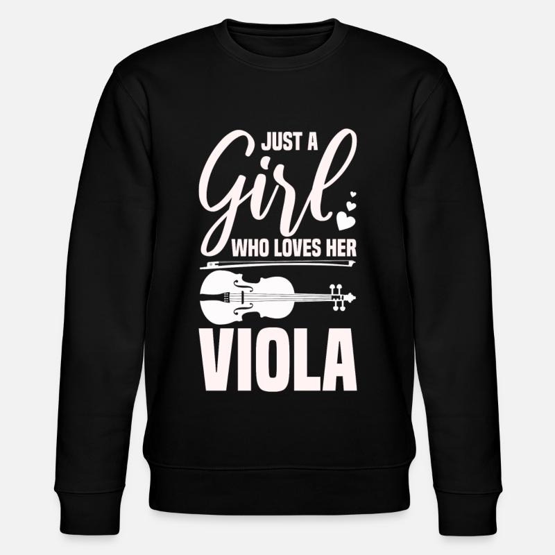 Bratsche - Stanley/Stella Unisex Bio-Sweatshirt CHANGER  - Schwarz