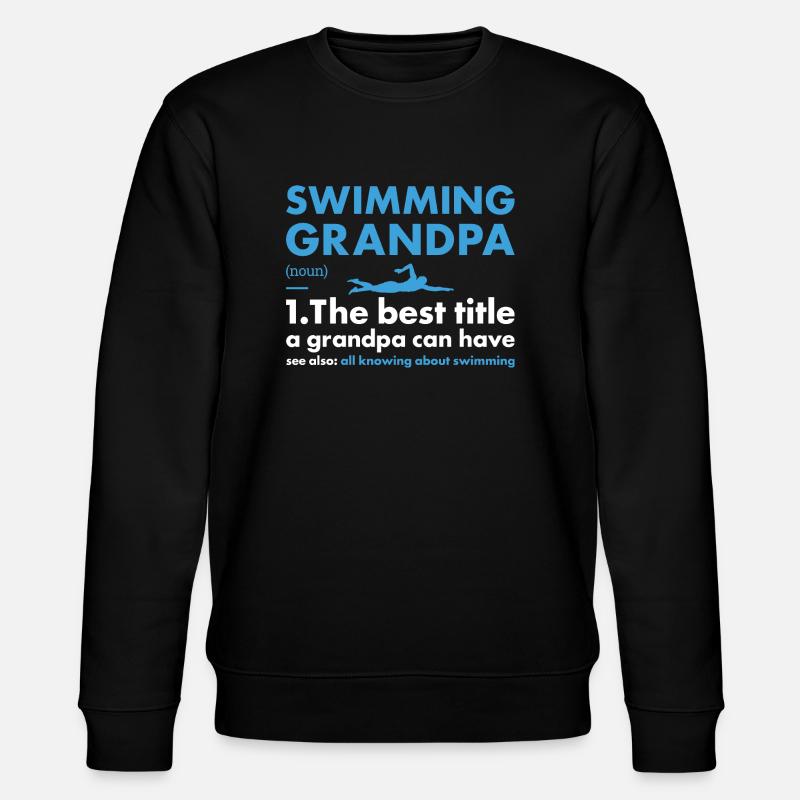Sport Papi Natation - Sweat bio CHANGER Stanley/Stella Unisexe - noir