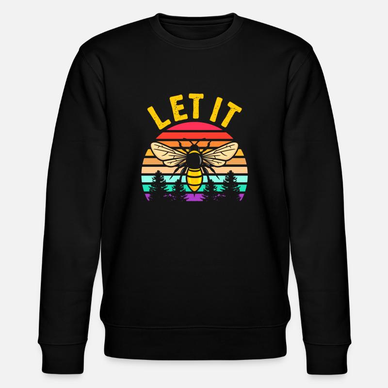 Abeille abeilles cadeau - Sweat bio CHANGER Stanley/Stella Unisexe - noir