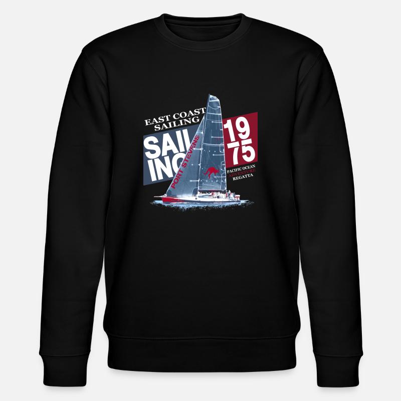 East Coast Sailing - Stanley/Stella CHANGER Unisex Organic Sweatshirt - black