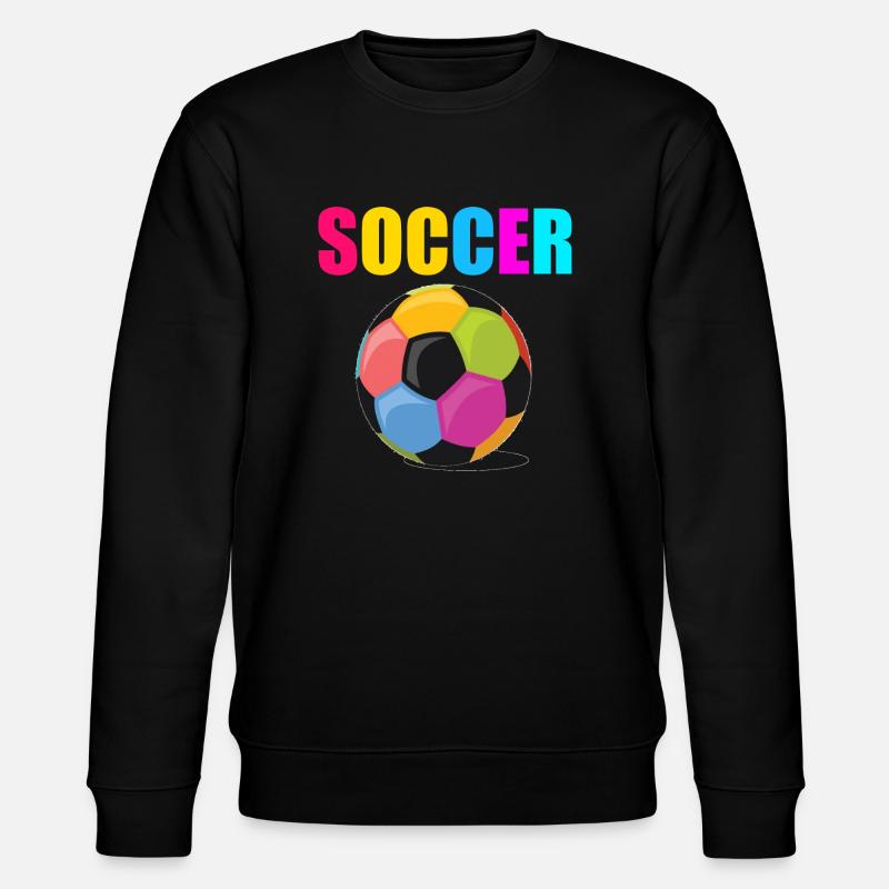 Fußball - Stanley/Stella Unisex Bio-Sweatshirt CHANGER  - Schwarz