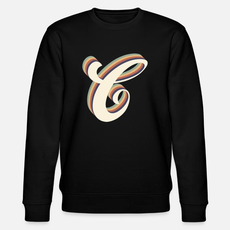 lettre c - Sweat bio CHANGER Stanley/Stella Unisexe - noir