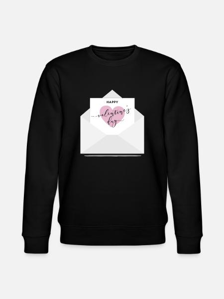 About happy valentine - Stanley/Stella CHANGER Unisex Organic Sweatshirt - black
