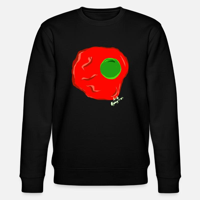 ROTES SPIEGELEI - Stanley/Stella Unisex Bio-Sweatshirt CHANGER  - Schwarz