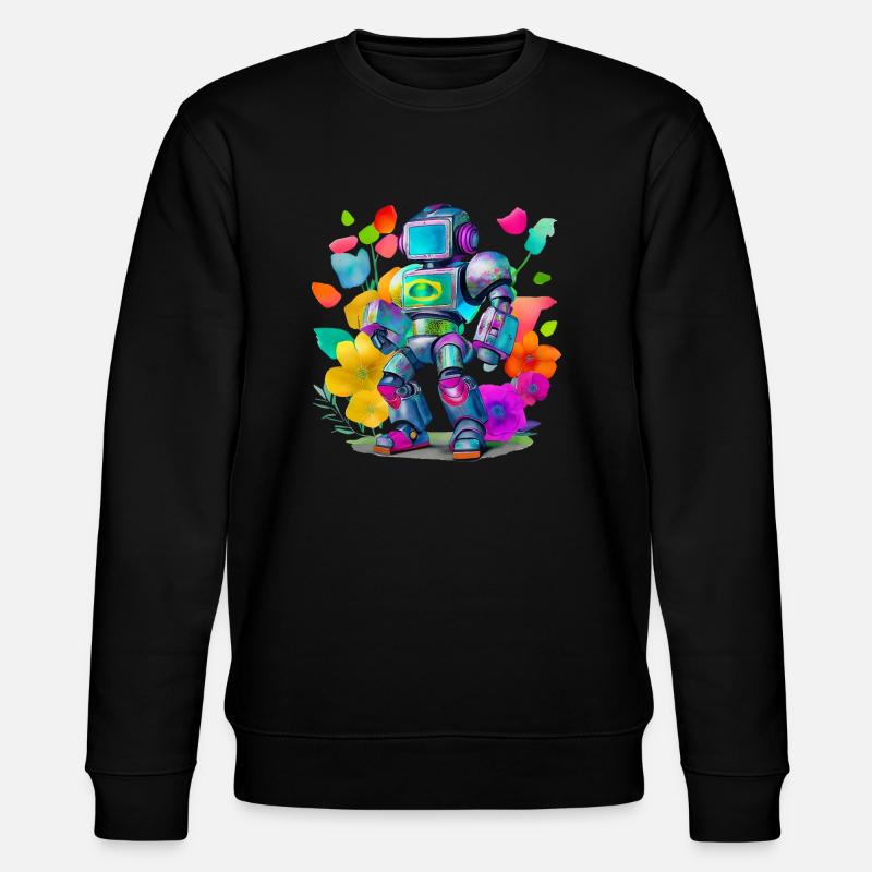 Robot - Sweat bio CHANGER Stanley/Stella Unisexe - noir