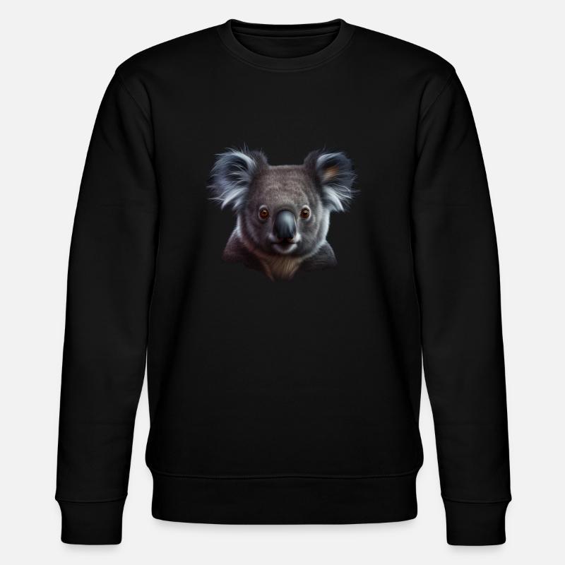 Koala Bear Australia 4 - Stanley/Stella CHANGER Unisex Organic Sweatshirt - black