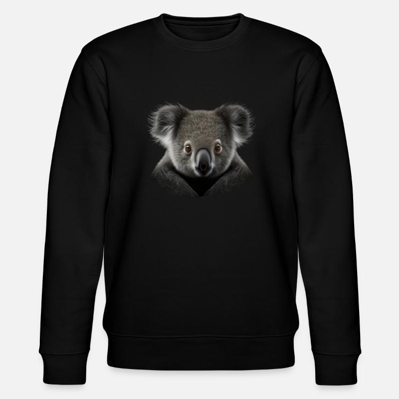 Cute Koala Australia - Stanley/Stella Unisex Bio-Sweatshirt CHANGER  - Schwarz