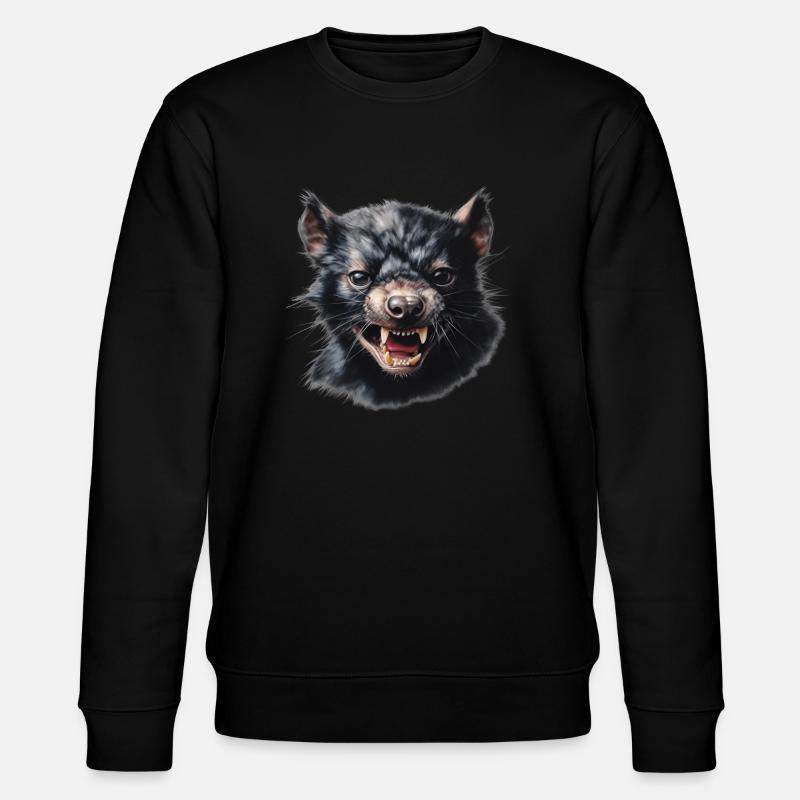 Le diable de Tasmanie imminent - Sweat bio CHANGER Stanley/Stella Unisexe - noir