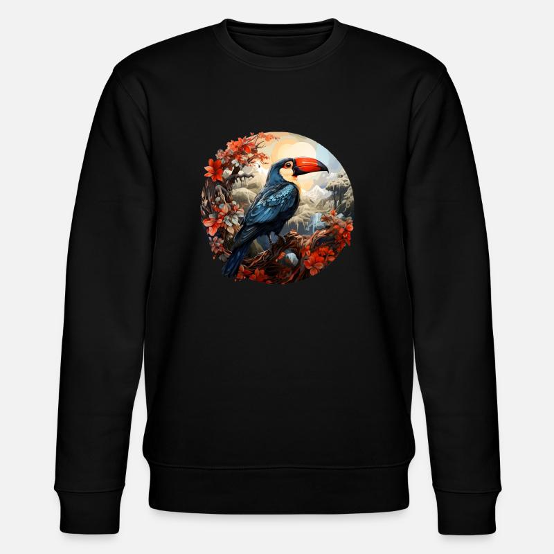 Toucan - Sweat bio CHANGER Stanley/Stella Unisexe - noir