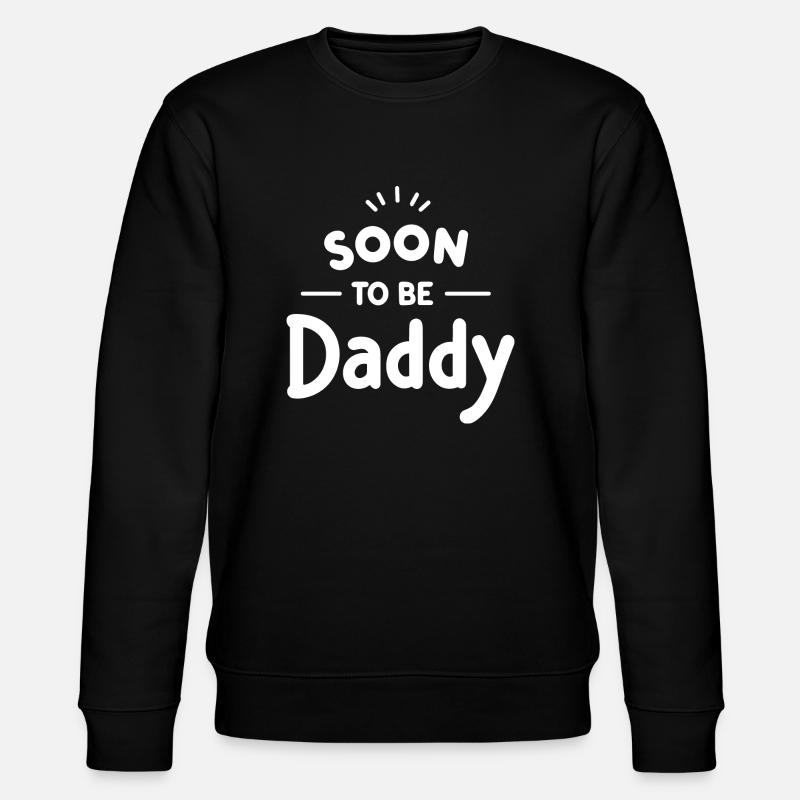 Bientôt papa - Sweat bio CHANGER Stanley/Stella Unisexe - noir