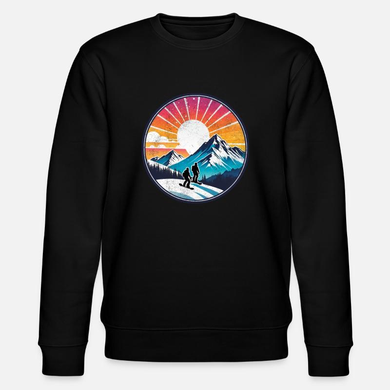 snowboard neige et ski - Sweat bio CHANGER Stanley/Stella Unisexe - noir