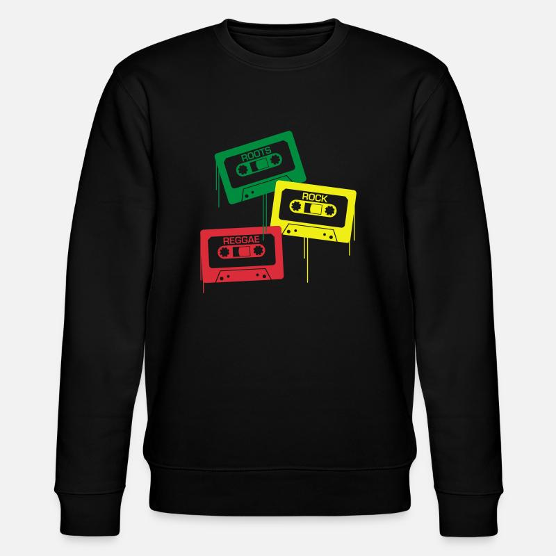 Roots, Rock, Reggae - Stanley/Stella Unisex Bio-Sweatshirt CHANGER  - Schwarz