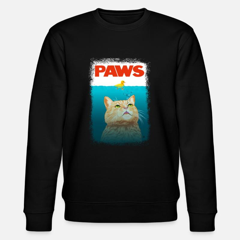 Chat requin - Sweat bio CHANGER Stanley/Stella Unisexe - noir