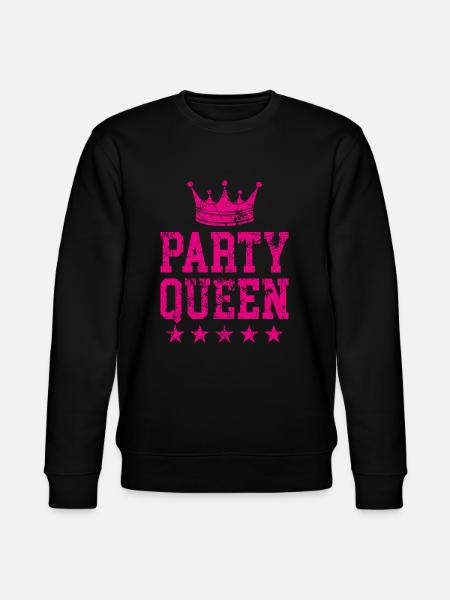 Party Queen - Stanley/Stella Unisex Bio-Sweatshirt CHANGER - Schwarz