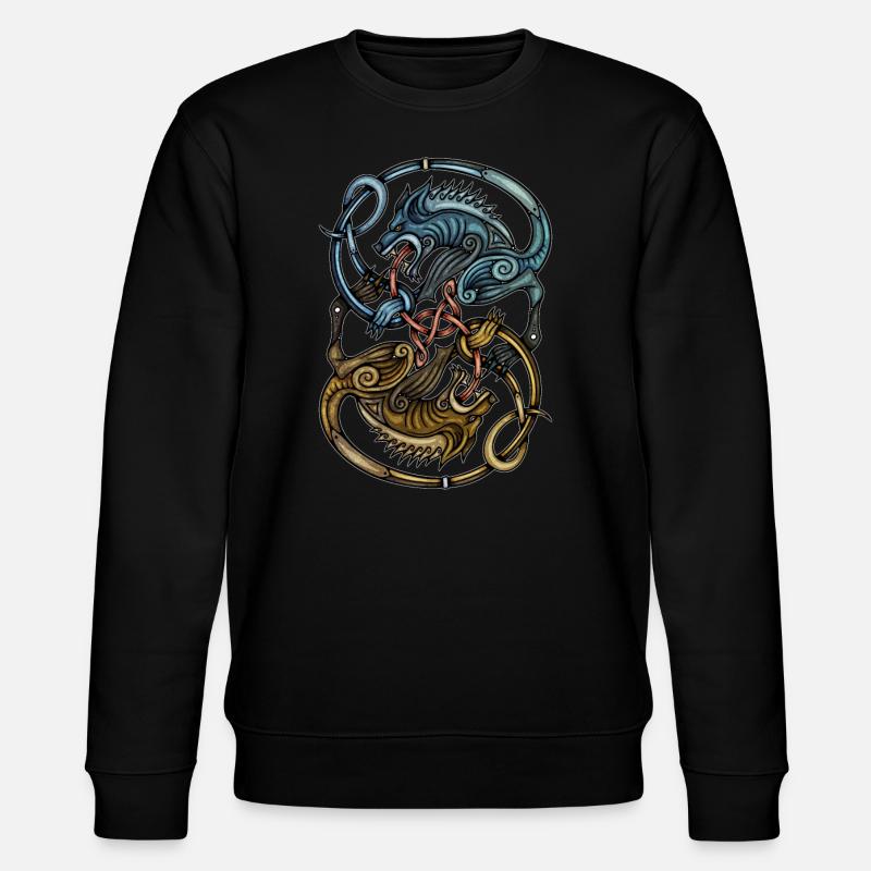 Loups vikings - Sweat bio CHANGER Stanley/Stella Unisexe - noir