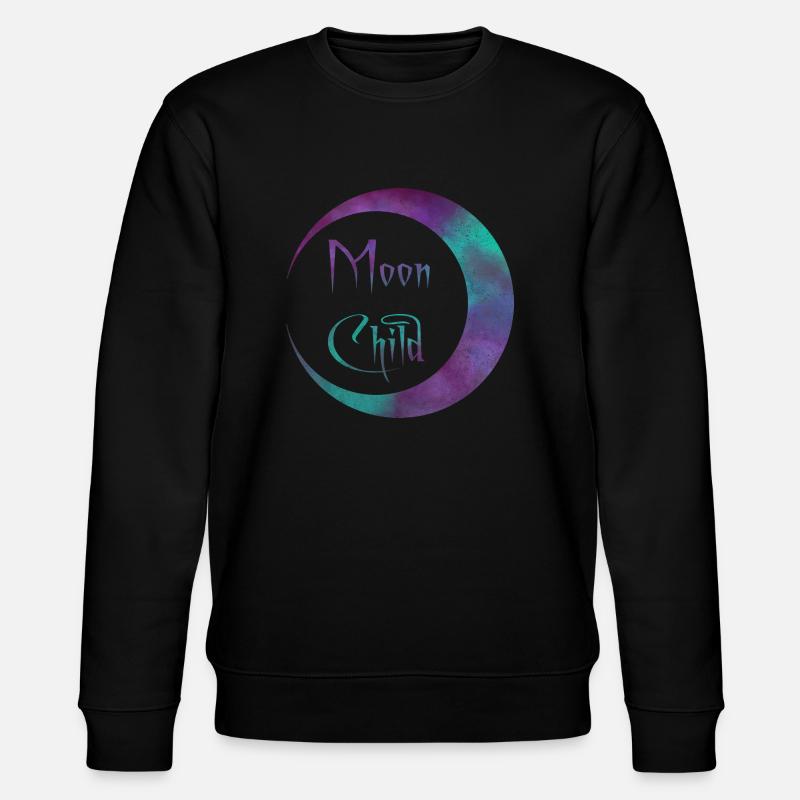 Moonchild - Galaxy Version - Stanley/Stella CHANGER Unisex Organic Sweatshirt - black
