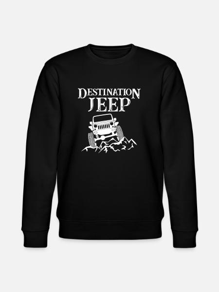 Destination Jeeps - Stanley/Stella CHANGER Unisex Organic Sweatshirt - black