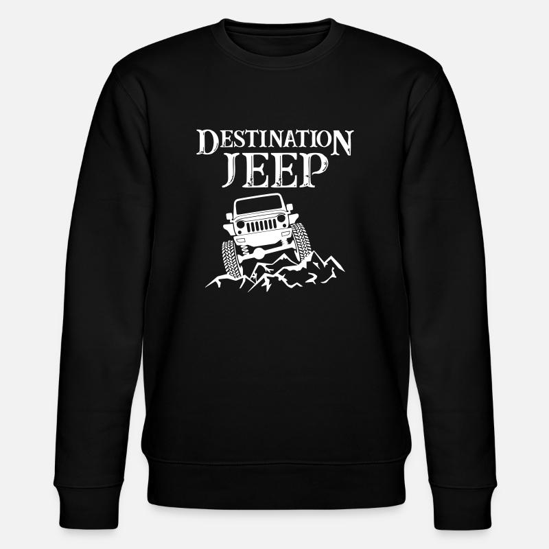 Destination Jeeps - Stanley/Stella CHANGER Unisex Organic Sweatshirt - black