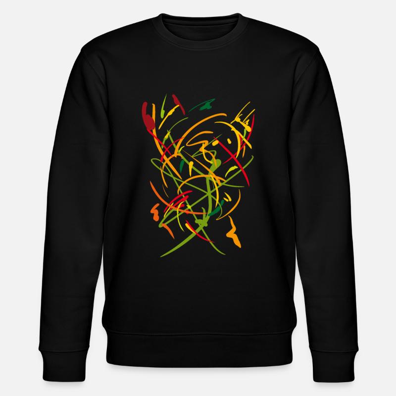 Abstrait - Sweat bio CHANGER Stanley/Stella Unisexe - noir