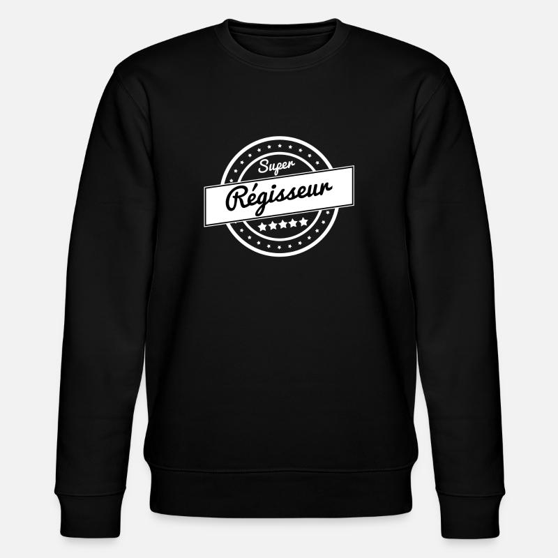 Super régisseur - blanc - Sweat bio CHANGER Stanley/Stella Unisexe - noir