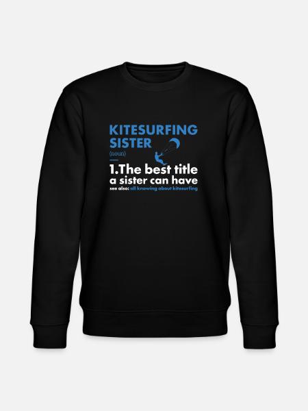 Sport Sister Kitesurfing - Stanley/Stella CHANGER Unisex Organic Sweatshirt - black