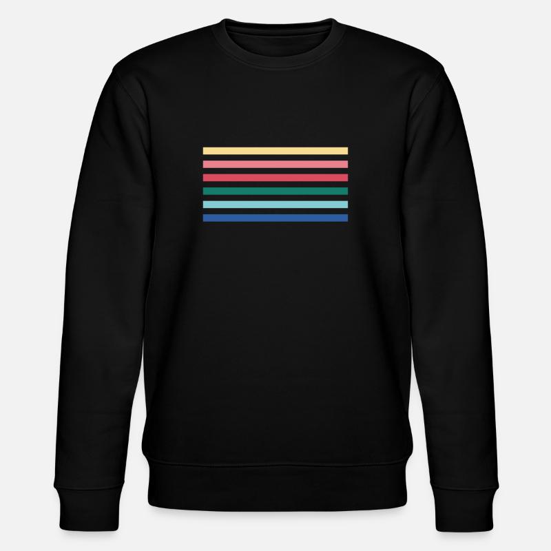 Rainbow - Stanley/Stella Unisex Bio-Sweatshirt CHANGER  - Schwarz