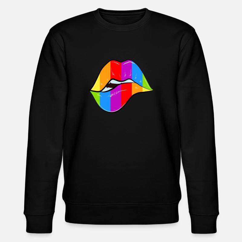 Rainbow - Stanley/Stella Unisex Bio-Sweatshirt CHANGER  - Schwarz