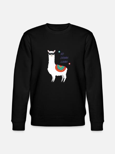 Lama - Stanley/Stella Unisex Bio-Sweatshirt CHANGER  - Schwarz