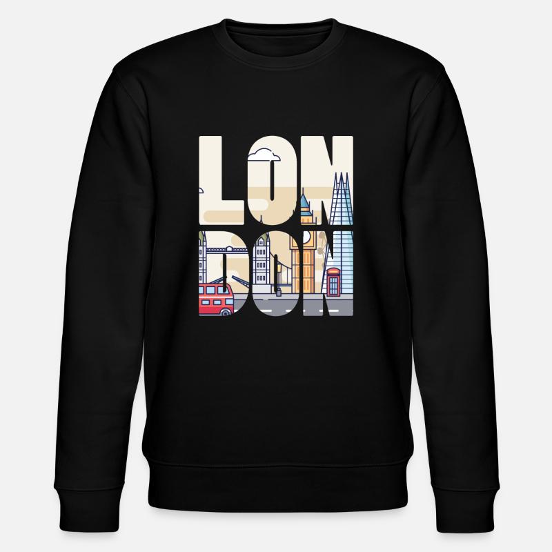Londres - Sweat bio CHANGER Stanley/Stella Unisexe - noir
