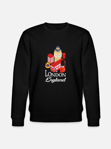 London - Stanley/Stella CHANGER Unisex Organic Sweatshirt - black