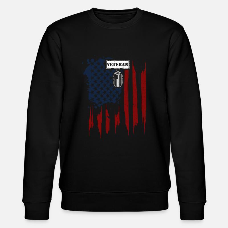 Veteran - Veteran - Stanley/Stella Unisex Bio-Sweatshirt CHANGER  - Schwarz