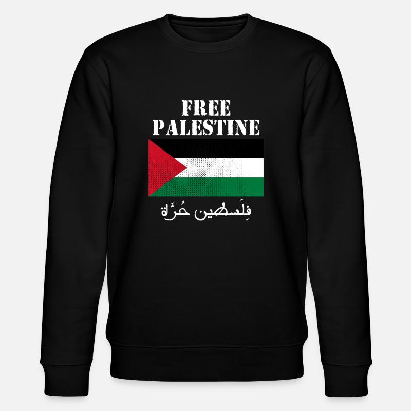 Palestine libre - Sweat bio CHANGER Stanley/Stella Unisexe - noir
