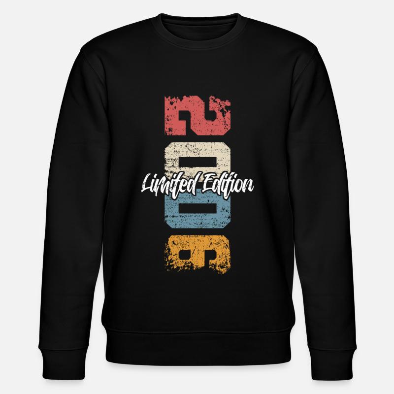 Millésime 18e anniversaire 2006 - Sweat bio CHANGER Stanley/Stella Unisexe - noir