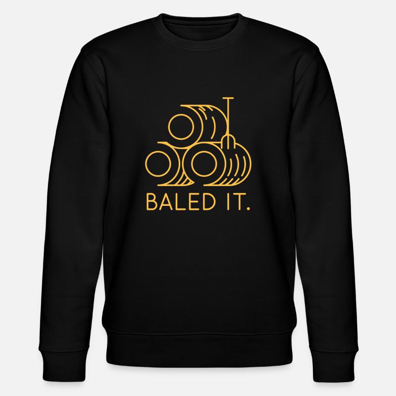 Ballenpresse - Stanley/Stella Unisex Bio-Sweatshirt CHANGER  - Schwarz