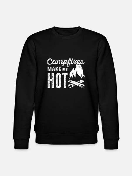 Campfires Make Me Hot - Stanley/Stella CHANGER Unisex Organic Sweatshirt - black