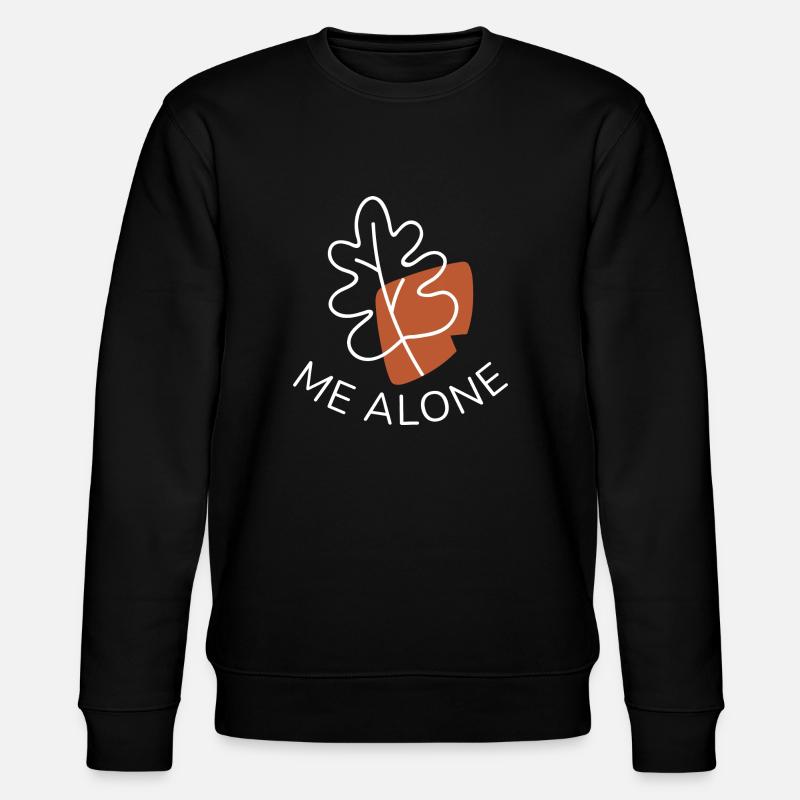 Leaf Me Alone - Stanley/Stella Unisex Bio-Sweatshirt CHANGER - Schwarz