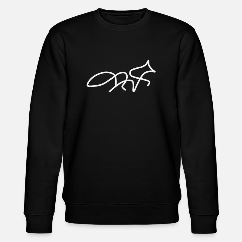 Fox - Stanley/Stella CHANGER Unisex Organic Sweatshirt - black