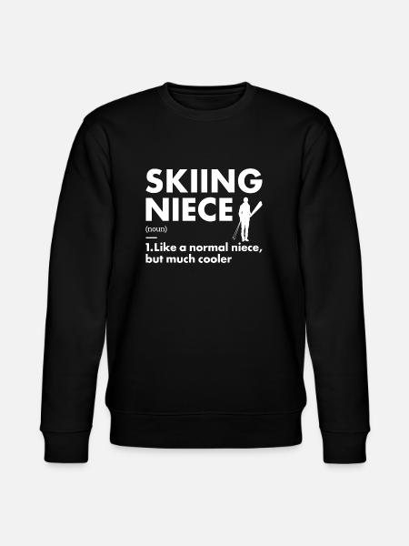 Sport Niece Skiing - Stanley/Stella CHANGER Unisex Organic Sweatshirt - black